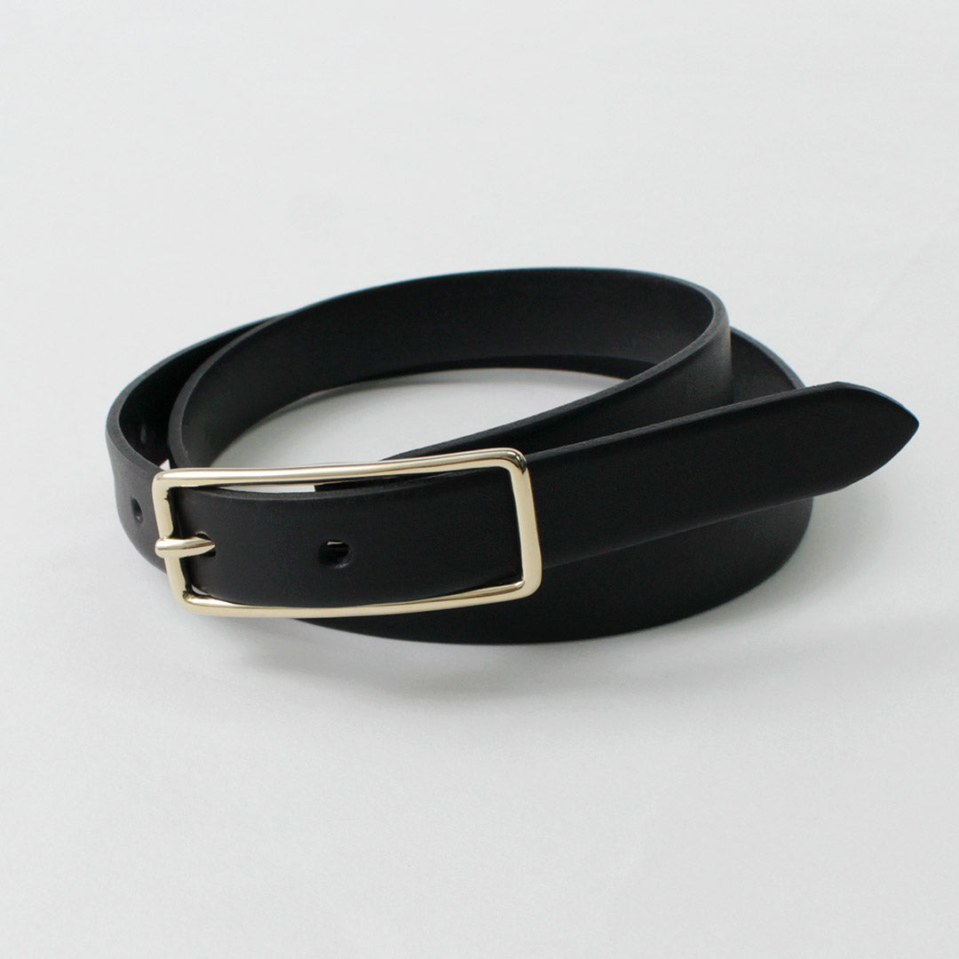 SHINZONE（シンゾーン） スレンダーレザーベルト / レディース 革 本革 レザー カジュアル 日本製 細め ビジネス 15AMSIT55  SLENDER LEATHER BELT｜ROCOCO ONLINE STORE