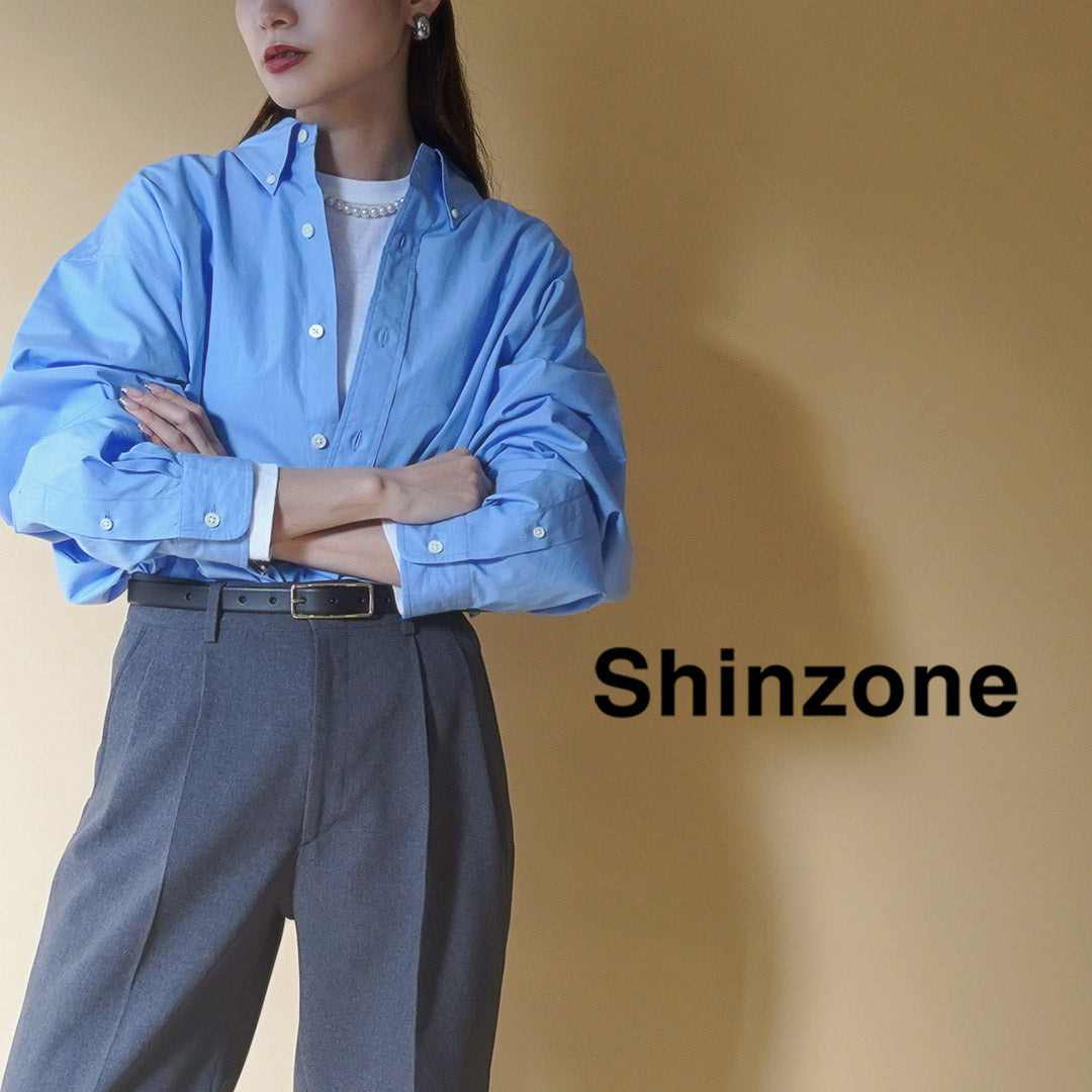 SHINZONE（シンゾーン） スレンダーレザーベルト / レディース 革 本革 レザー カジュアル 日本製 細め ビジネス 15AMSIT55 SLENDER LEATHER BELT