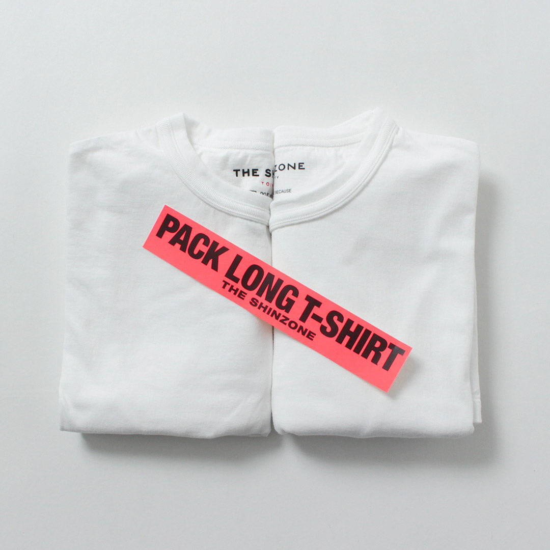 SHINZONE（シンゾーン） パック ロングスリーブTシャツ 24AMSCU04