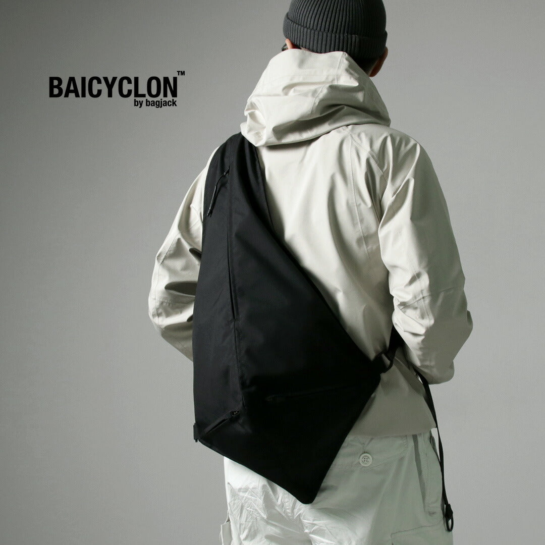 BAICYCLON BY BAGJACK（バイシクロン バイ バッグジャック） BCL-73 トライアングル ワンストラップバッグ / メンズ ショルダーバッグ 斜め掛け ナイロン 大きめ TRIANGLE ONE STRAP BAG