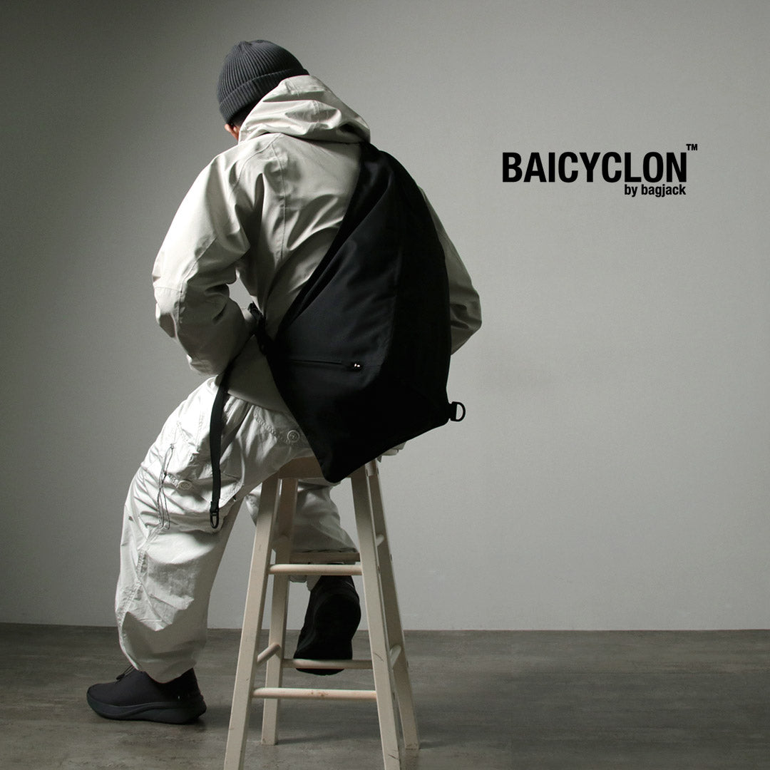 BAICYCLON BY BAGJACK（バイシクロン バイ バッグジャック） BCL-73 トライアングル ワンストラップバッグ / メンズ ショルダーバッグ 斜め掛け ナイロン 大きめ TRIANGLE ONE STRAP BAG