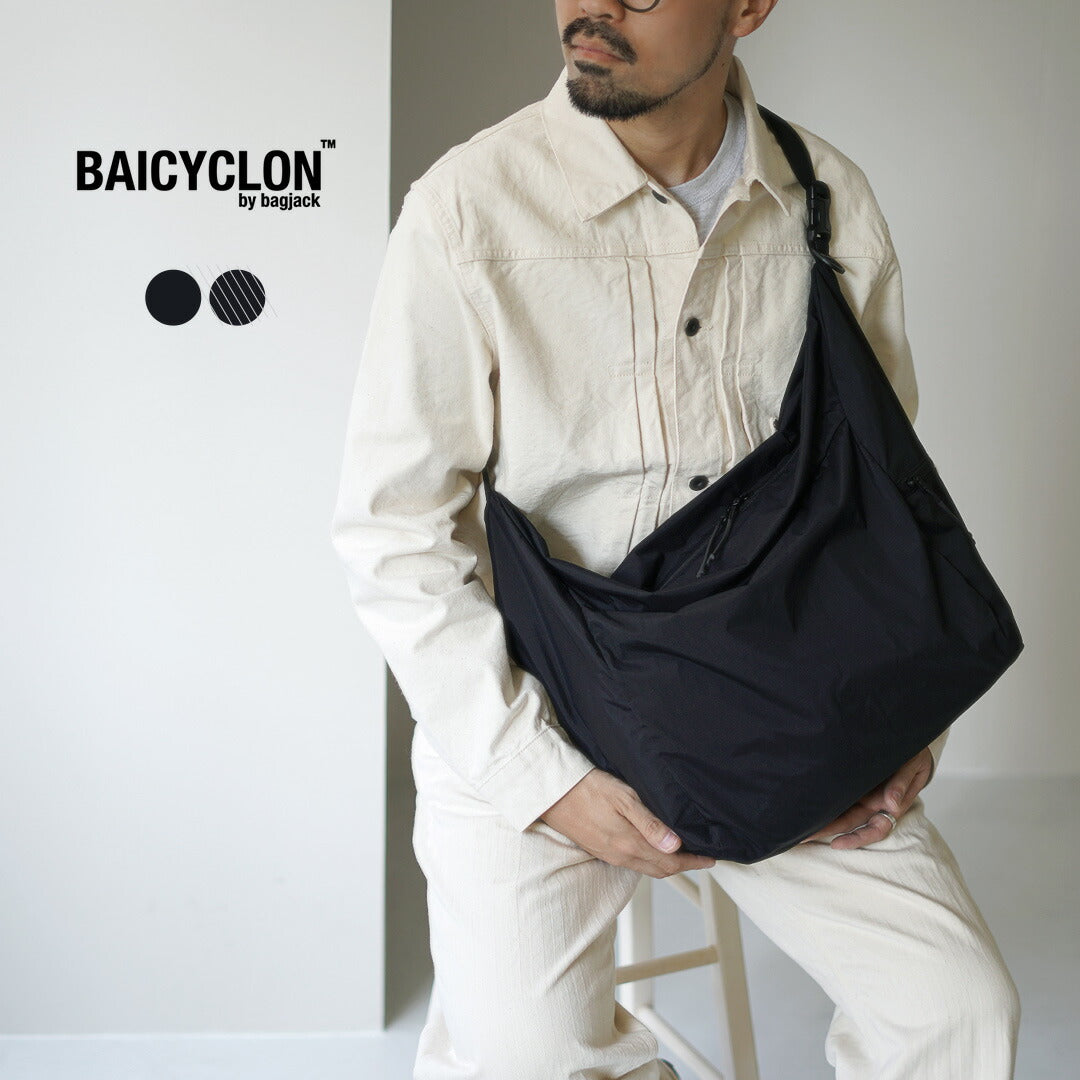 BAICYCLON BY BAGJACK（バイシクロン バイ バッグジャック） BCL-28 ショルダーバッグ / メンズ カバン 大容量 斜め掛け ナイロン 軽い A4 大きめ SHOULDER BAG