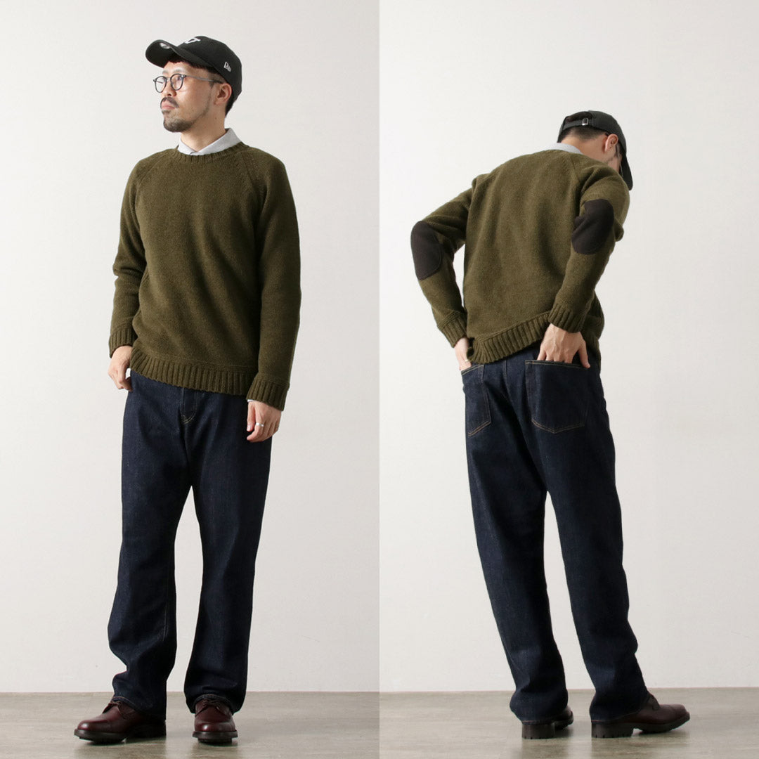 ORDINARY FITS（オーディナリーフィッツ） ルーズデニム ワンウォッシュ / セルビッジデニム テーパード インディゴ 日本製 メンズ TYPE LOOSE ONE WASH