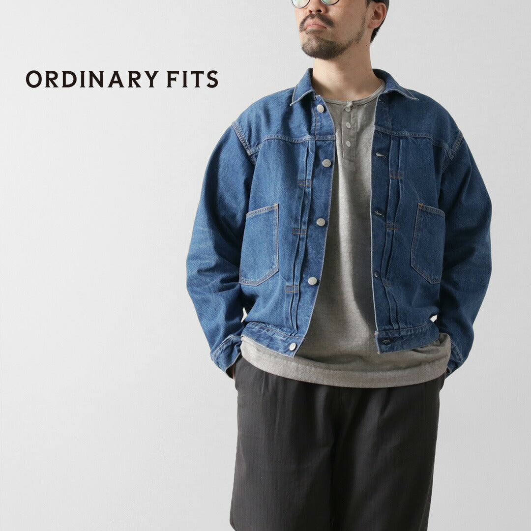 ORDINARY FITS（オーディナリーフィッツ） 2ndタイプ デニムジャケット ユーズド