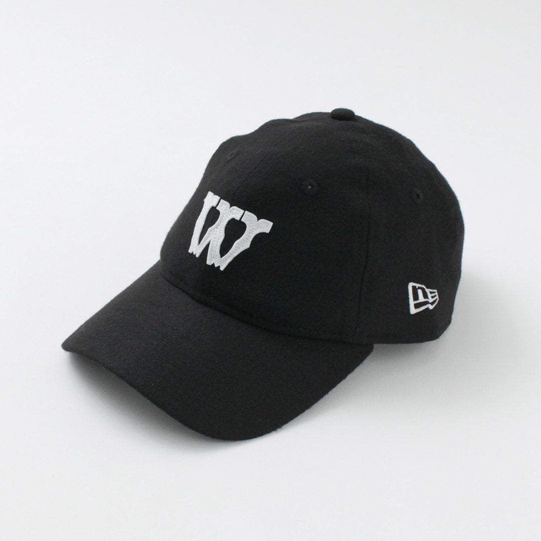 WHITE MOUNTAINEERING（ホワイトマウンテニアリング）ニューエラ コラボ 6パネル ロゴキャップ / NEW ERA 9THIRTY メンズ 帽子 ボールキャップ