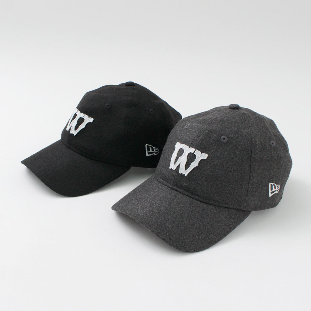 WHITE MOUNTAINEERING（ホワイトマウンテニアリング）ニューエラ コラボ 6パネル ロゴキャップ / NEW ERA 9THIRTY メンズ 帽子 ボールキャップ