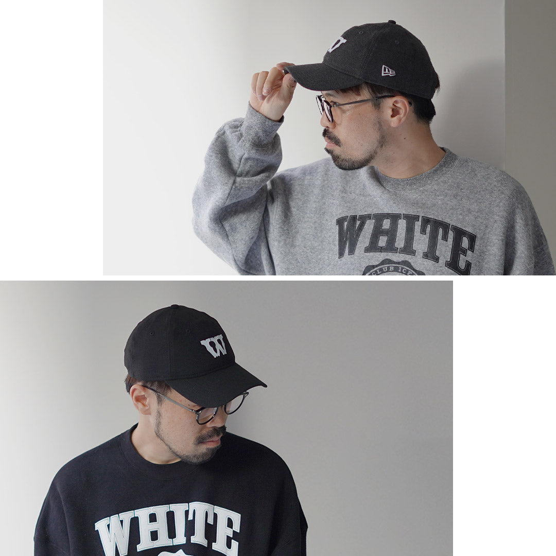 WHITE MOUNTAINEERING（ホワイトマウンテニアリング）ニューエラ コラボ 6パネル ロゴキャップ / NEW ERA 9THIRTY メンズ 帽子 ボールキャップ