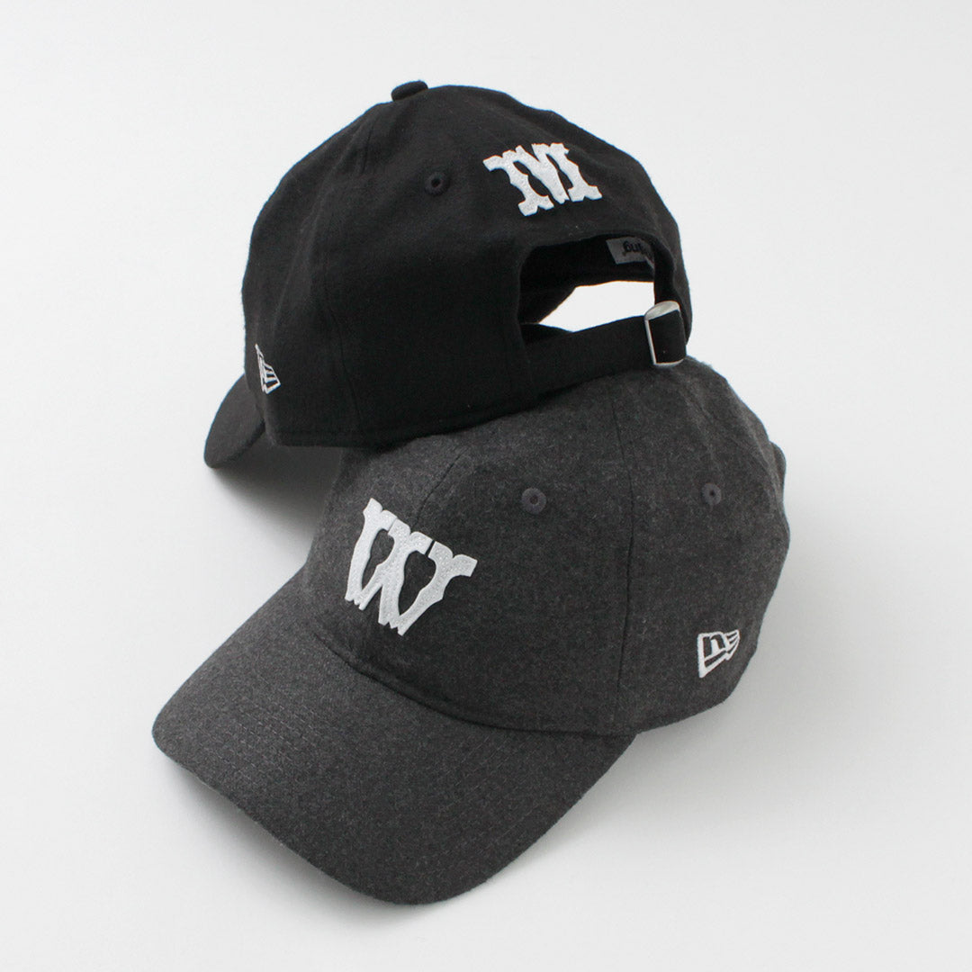 WHITE MOUNTAINEERING（ホワイトマウンテニアリング）ニューエラ コラボ 6パネル ロゴキャップ / NEW ERA 9THIRTY メンズ 帽子 ボールキャップ