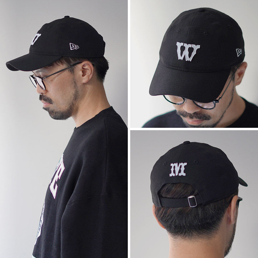 WHITE MOUNTAINEERING（ホワイトマウンテニアリング）ニューエラ コラボ 6パネル ロゴキャップ / NEW ERA 9THIRTY メンズ 帽子 ボールキャップ