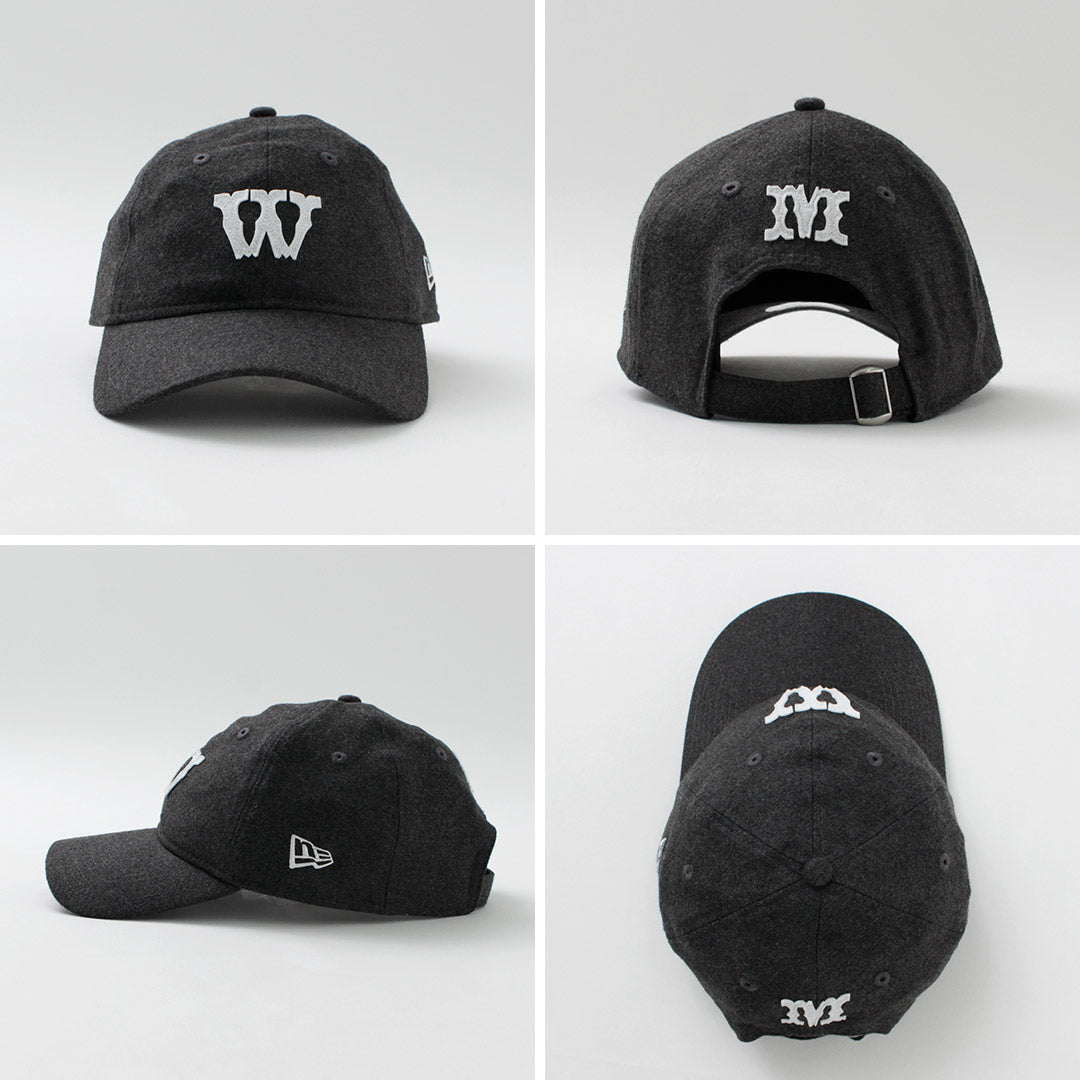 WHITE MOUNTAINEERING（ホワイトマウンテニアリング）ニューエラ コラボ 6パネル ロゴキャップ / NEW ERA 9THIRTY メンズ 帽子 ボールキャップ