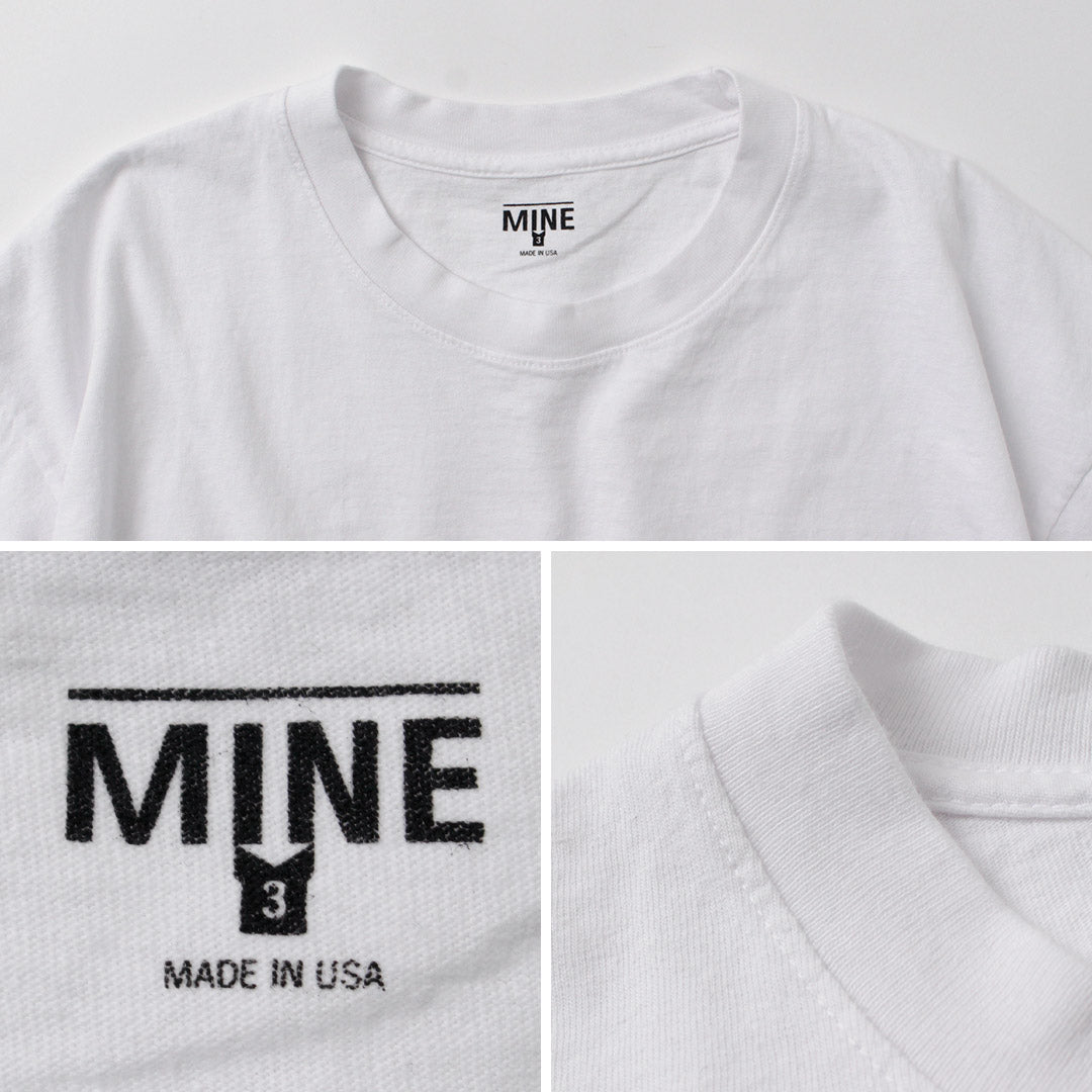 MINE（マイン） ショートスリーブ クルーTシャツ