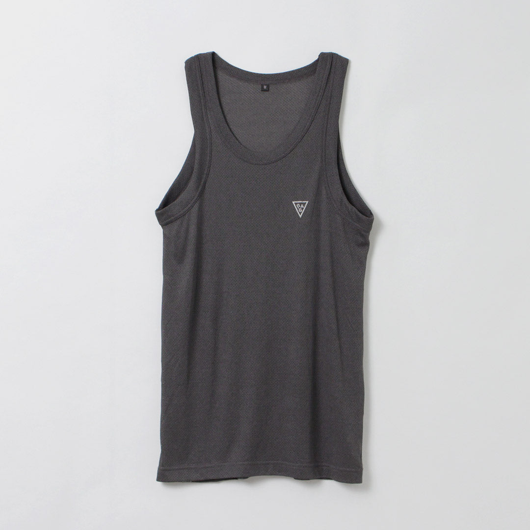 RAG（ラグ） エアードライ ブリザブル タンクトップ / メンズ インナー 下着 肌着 速乾 メッシュ AIR DRY breathable Tank-Top