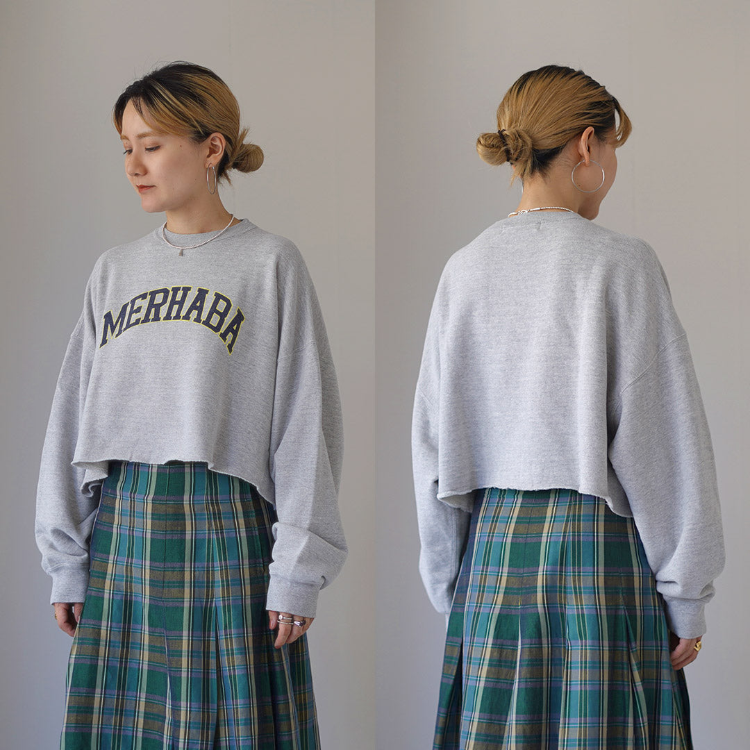 R JUBILEE（アール ジュビリー） ハロー スウェット プルオーバー / レディース 長袖 綿100 プリント 日本製 Say Hello Sweat Pull Over