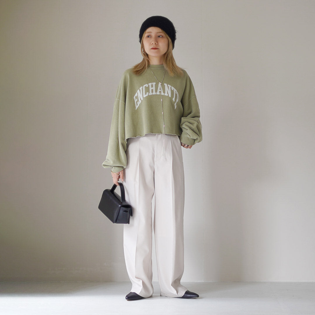 R JUBILEE（アール ジュビリー） ハロー スウェット プルオーバー / レディース 長袖 綿100 プリント 日本製 Say Hello Sweat Pull Over