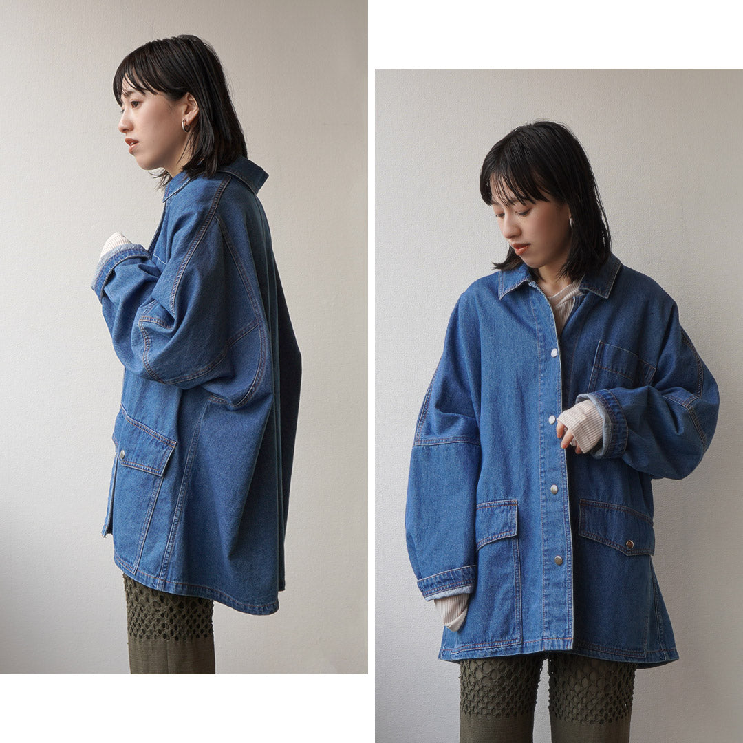 YENN（イェン） ライト デニム コート / レディース アウター ライトアウター LT.DENIM COAT PREFALL