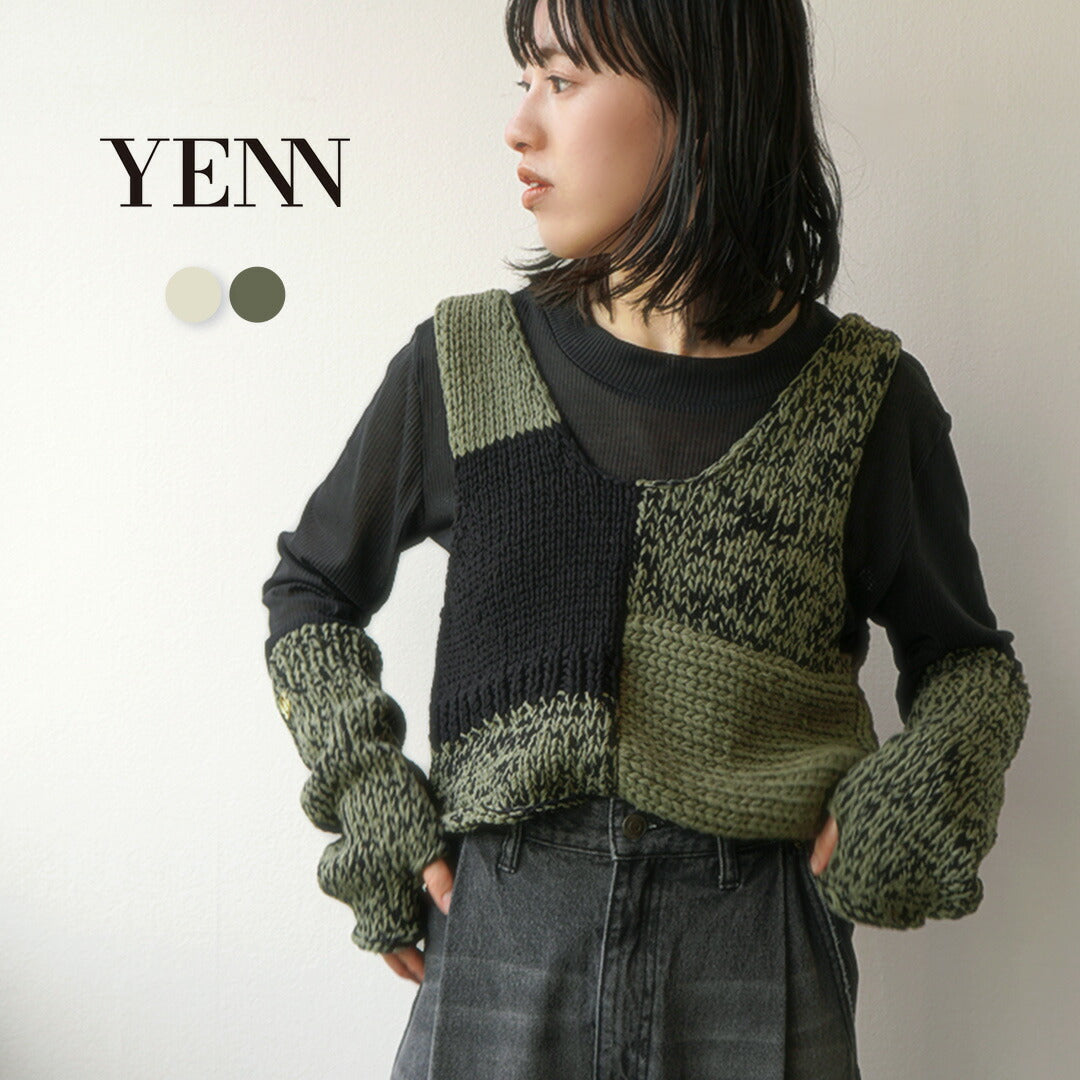 YENN（イェン） パッチワーク ビスチェ