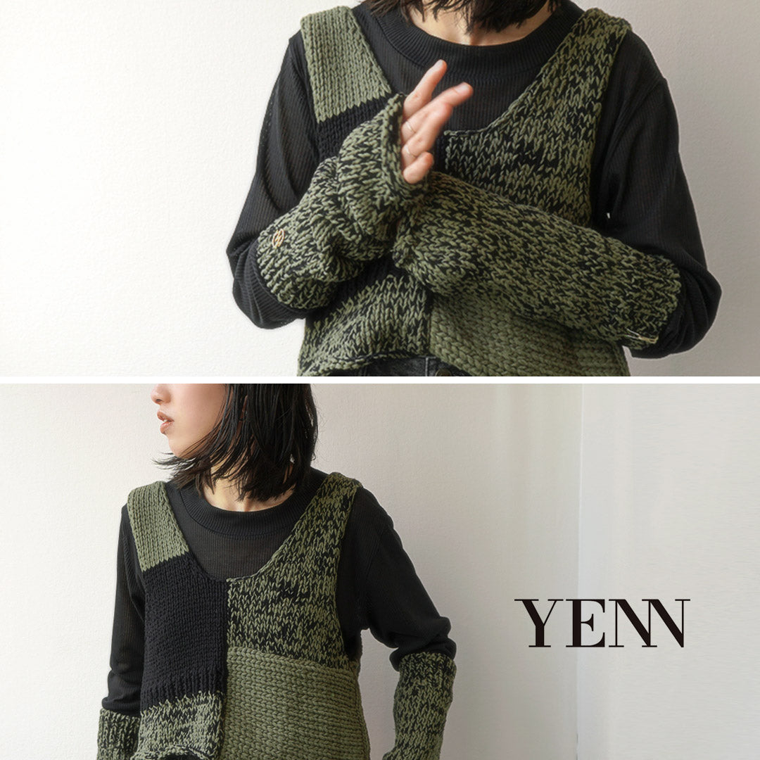 YENN（イェン） パッチワーク ビスチェ