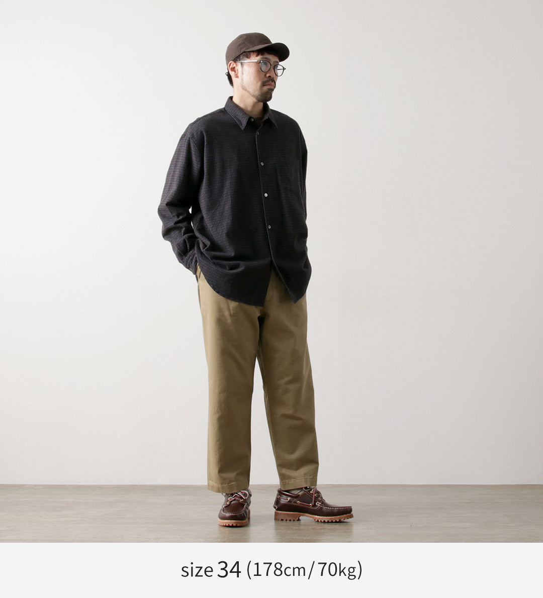 FUJITO（フジト） 2タック トラウザー チノ / メンズ チノパン 綿 コットン 日本製 2 Tuck Trousers