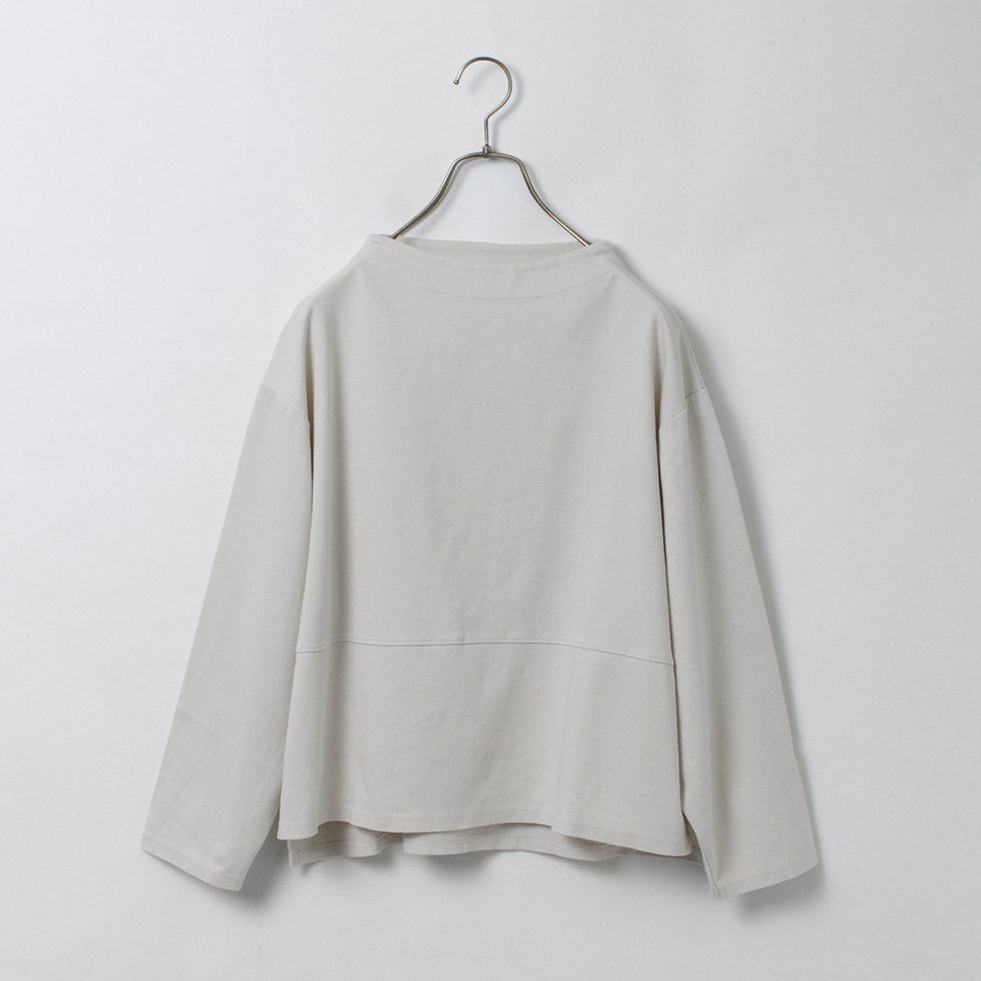 COMMENCEMENT（コメンスメント） ボトルネック L/S TEE / レディース トップス Tシャツ 長袖 カットソー プルオーバー 綿100 九分袖 日本製 C-286