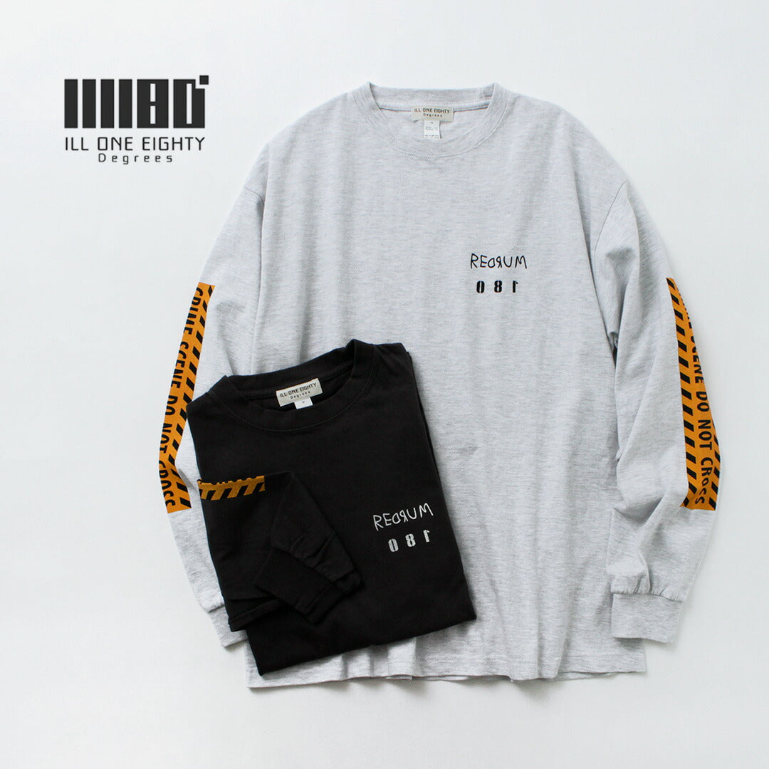 ILL ONE EIGHTY（イルワンエイティー） レッドラム ロングスリーブTシャツ / 長袖 メンズ プリント ロンT カットソー REDRUM L/S TEE