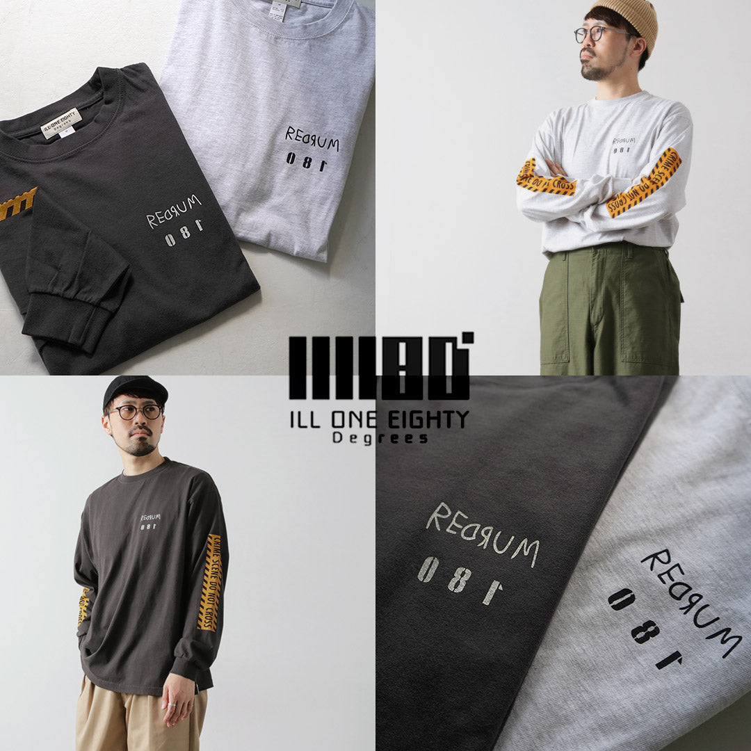 ILL ONE EIGHTY（イルワンエイティー） レッドラム ロングスリーブTシャツ / 長袖 メンズ プリント ロンT カットソー REDRUM L/S TEE