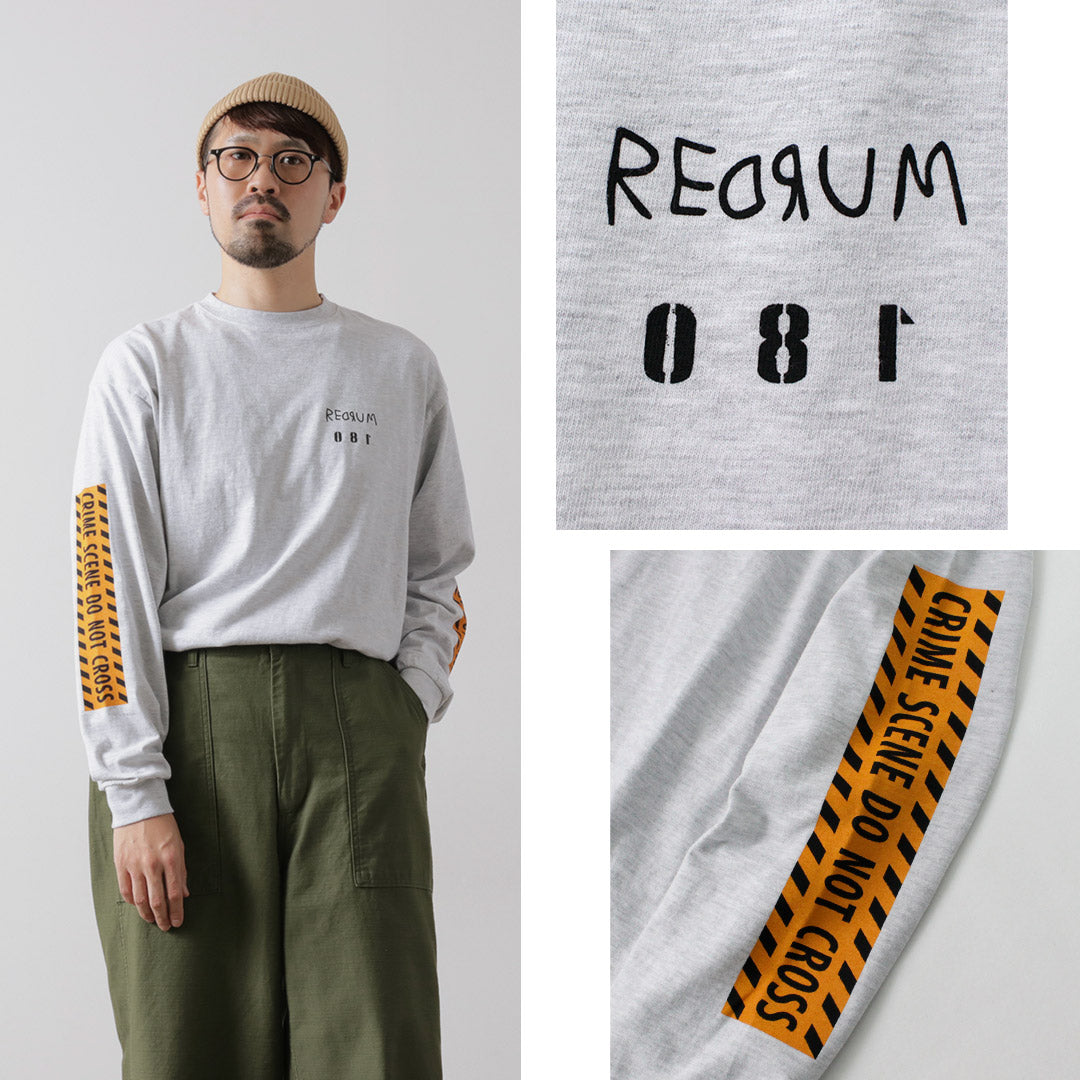 ILL ONE EIGHTY（イルワンエイティー） レッドラム ロングスリーブTシャツ / 長袖 メンズ プリント ロンT カットソー REDRUM L/S TEE