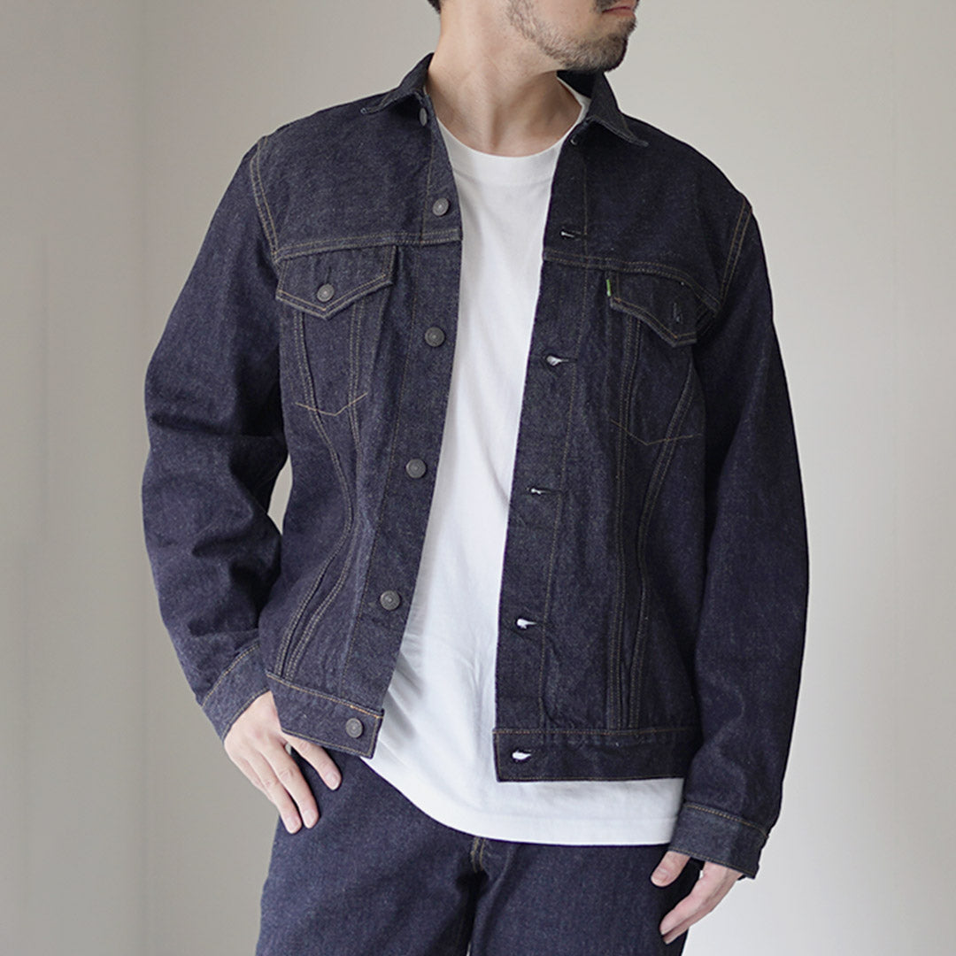 ジャケット・アウター fob factory selvedge garage denim jacket FOB FACTORY（FOBファクトリー） F2444 セルヴィッチ デニム 3rd