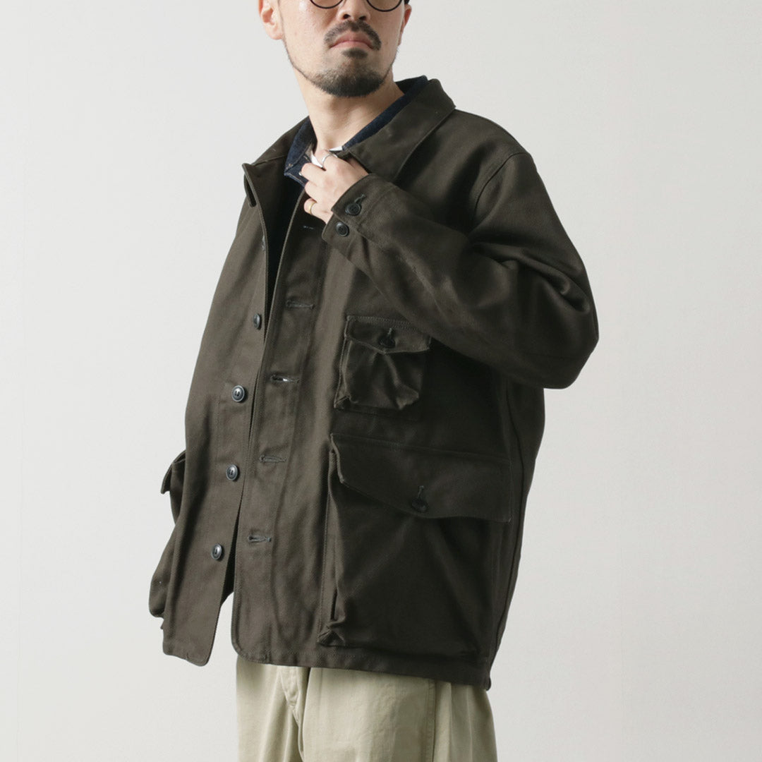 FOB FACTORY（F.O.Bファクトリー） ハンティングジャケット / メンズ ライトアウター 日本製 コットンツイル 綿100 HUNTING  JKT｜ROCOCO ONLINE STORE