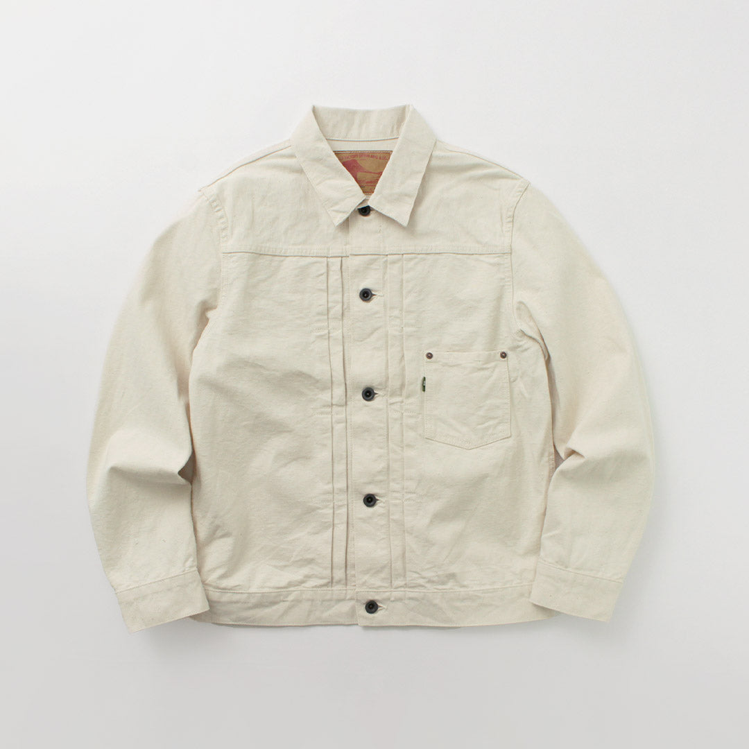 FOB FACTORY（FOBファクトリー） F2445 コットン ダック ジャケット / メンズ アウター ワーク Gジャン 綿100 日本製 COTTON DUCK JKT