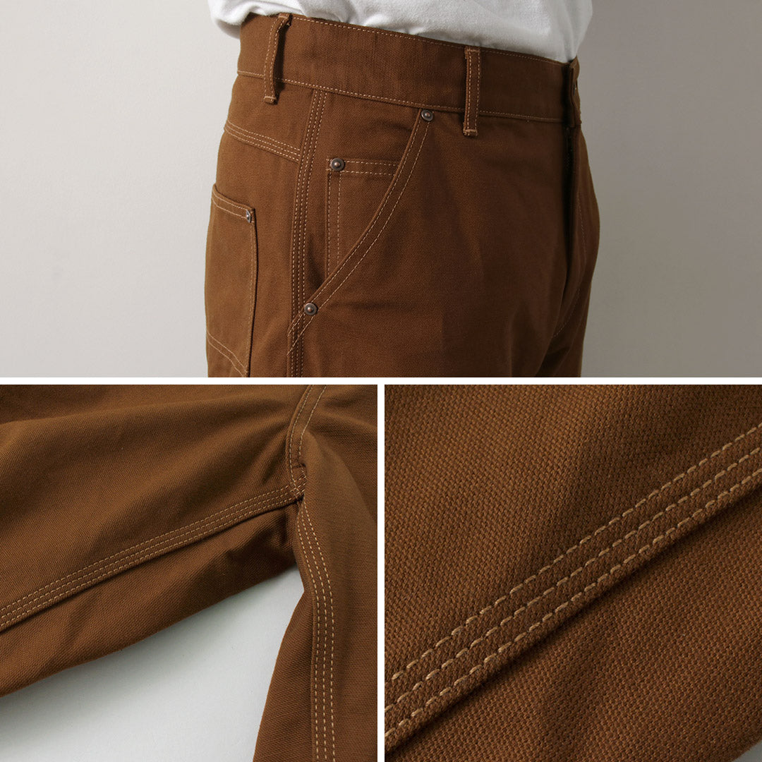 FOB FACTORY（FOBファクトリー） F0530 コットン ダック ワークパンツ / メンズ ボトムス 日本製 綿 ワイド COTTON DUCK WORK PANTS