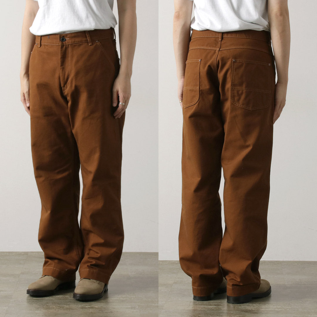 FOB FACTORY（FOBファクトリー） F0530 コットン ダック ワークパンツ / メンズ ボトムス 日本製 綿 ワイド COTTON DUCK WORK PANTS