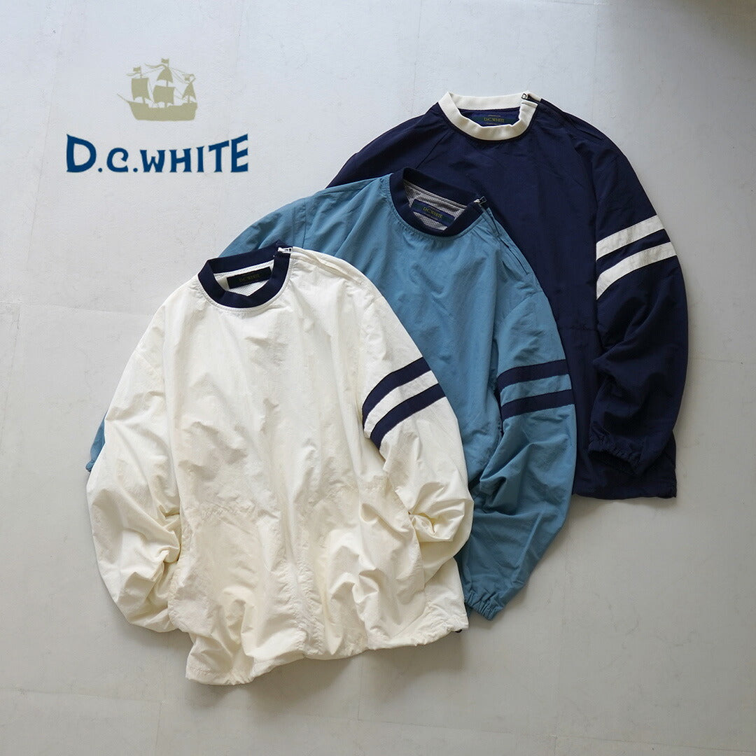 D.C.WHITE（ディーシーホワイト） トレーニングシャツ / ナイロンプルオーバー トップス メンズ アイビー TRAINING SHIRTS ATLANTIC FIELD LABEL