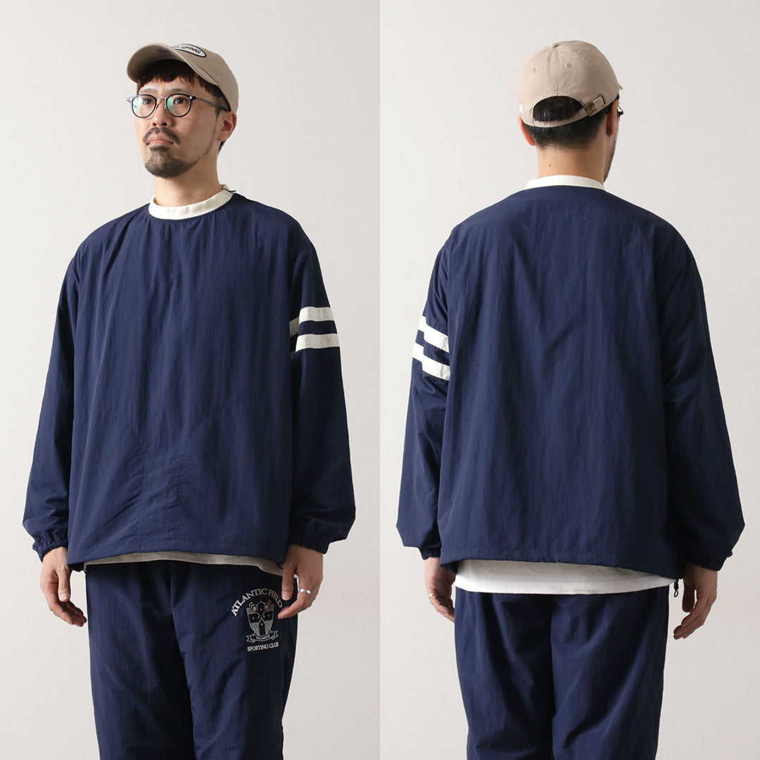 D.C.WHITE（ディーシーホワイト） トレーニングシャツ / ナイロンプルオーバー トップス メンズ アイビー TRAINING SHIRTS ATLANTIC FIELD LABEL