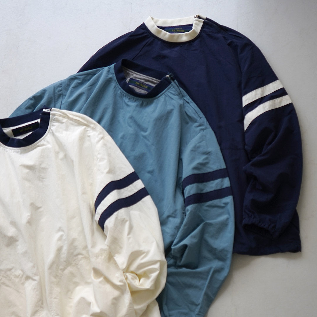 D.C.WHITE（ディーシーホワイト） トレーニングシャツ / ナイロンプルオーバー トップス メンズ アイビー TRAINING SHIRTS ATLANTIC FIELD LABEL