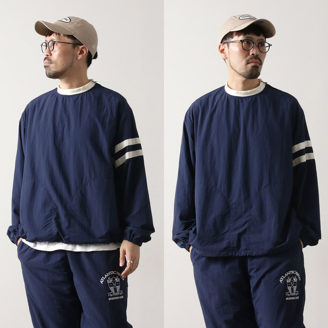 D.C.WHITE（ディーシーホワイト） トレーニングシャツ / ナイロンプルオーバー トップス メンズ アイビー TRAINING SHIRTS ATLANTIC FIELD LABEL