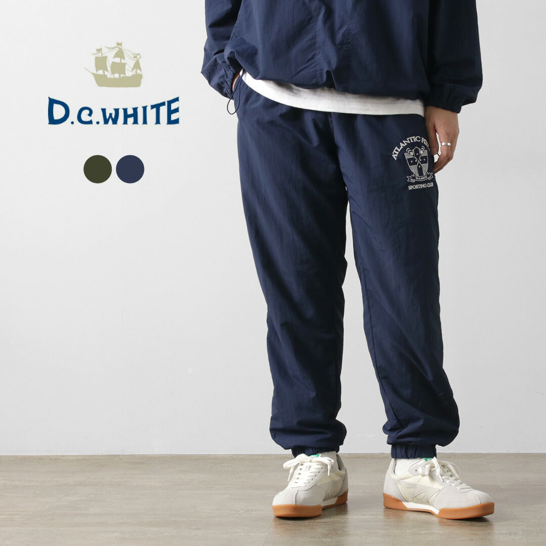 D.C.WHITE（ディーシーホワイト） トレーニングパンツ / ボトムス メンズ アイビー ナイロンパンツ TRAINING PANTS ATLANTIC FIELD LABEL