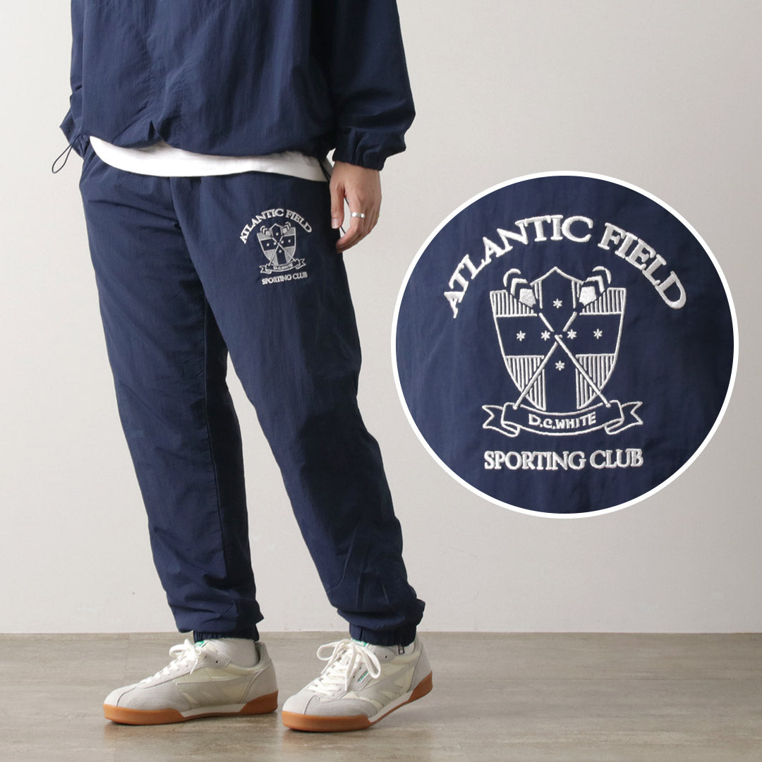 D.C.WHITE（ディーシーホワイト） トレーニングパンツ / ボトムス メンズ アイビー ナイロンパンツ TRAINING PANTS ATLANTIC FIELD LABEL