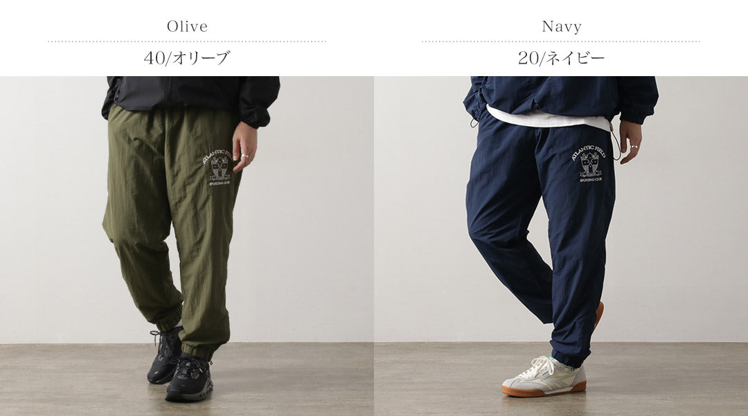 D.C.WHITE（ディーシーホワイト） トレーニングパンツ / ボトムス メンズ アイビー ナイロンパンツ TRAINING PANTS ATLANTIC FIELD LABEL