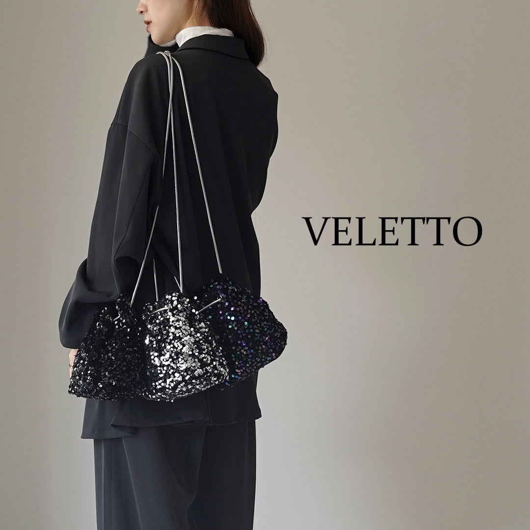 VELETTO（ヴェレット）スパンコール バッグ / レディース 鞄 ミニバッグ 小さめ ハンドバッグ ショルダーバッグ 結婚式 セレモニー パーティーバッグ お呼ばれ オケージョン 2WAY