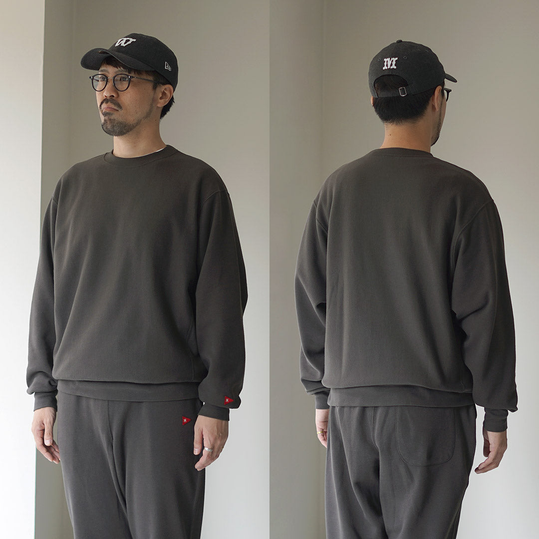 HEALTHKNIT（ヘルスニット）別注 ルームセットアップ スウェット / メンズ トップス 長袖 裏起毛 パンツ カジュアル Room setup sweat