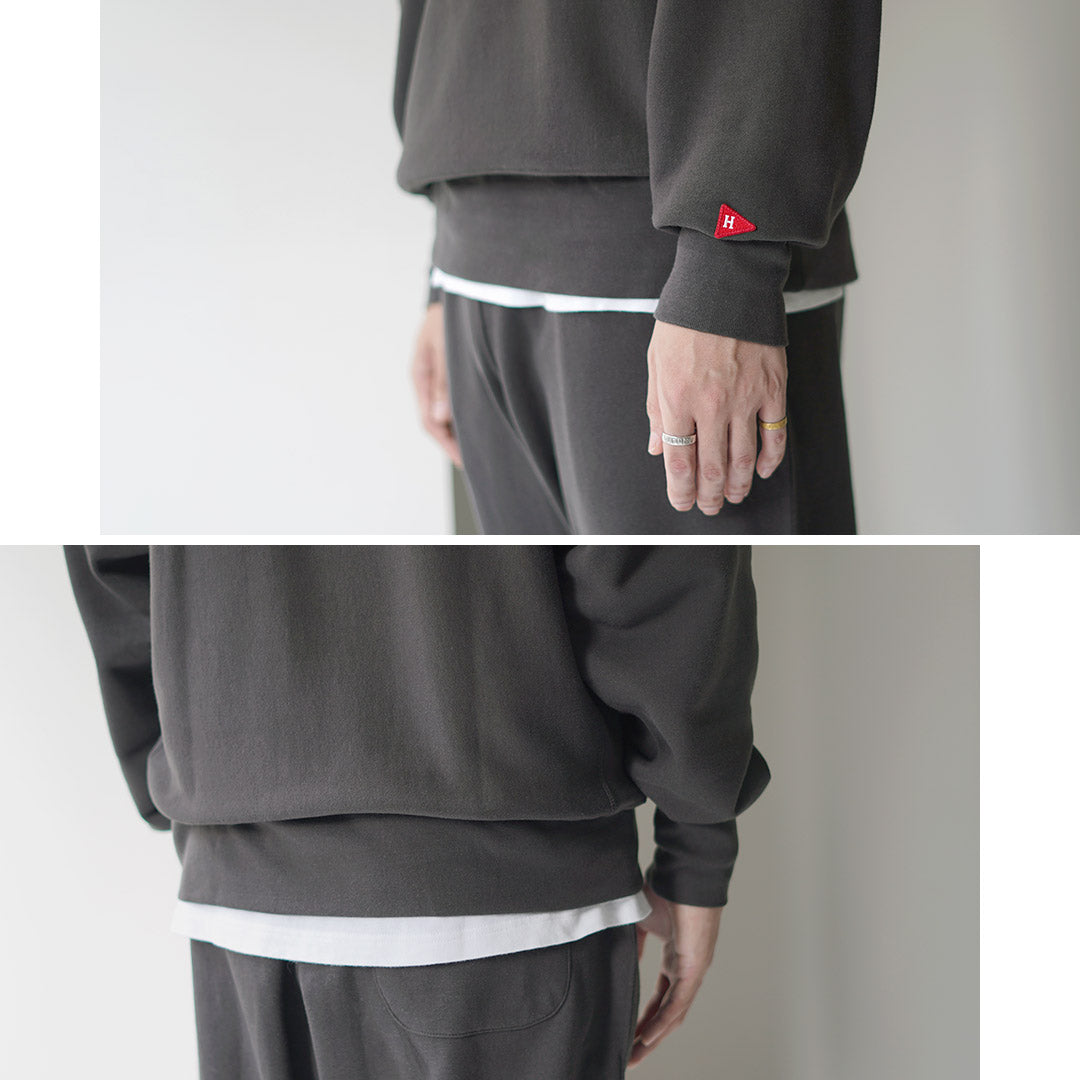 HEALTHKNIT（ヘルスニット）別注 ルームセットアップ スウェット / メンズ トップス 長袖 裏起毛 パンツ カジュアル Room setup sweat