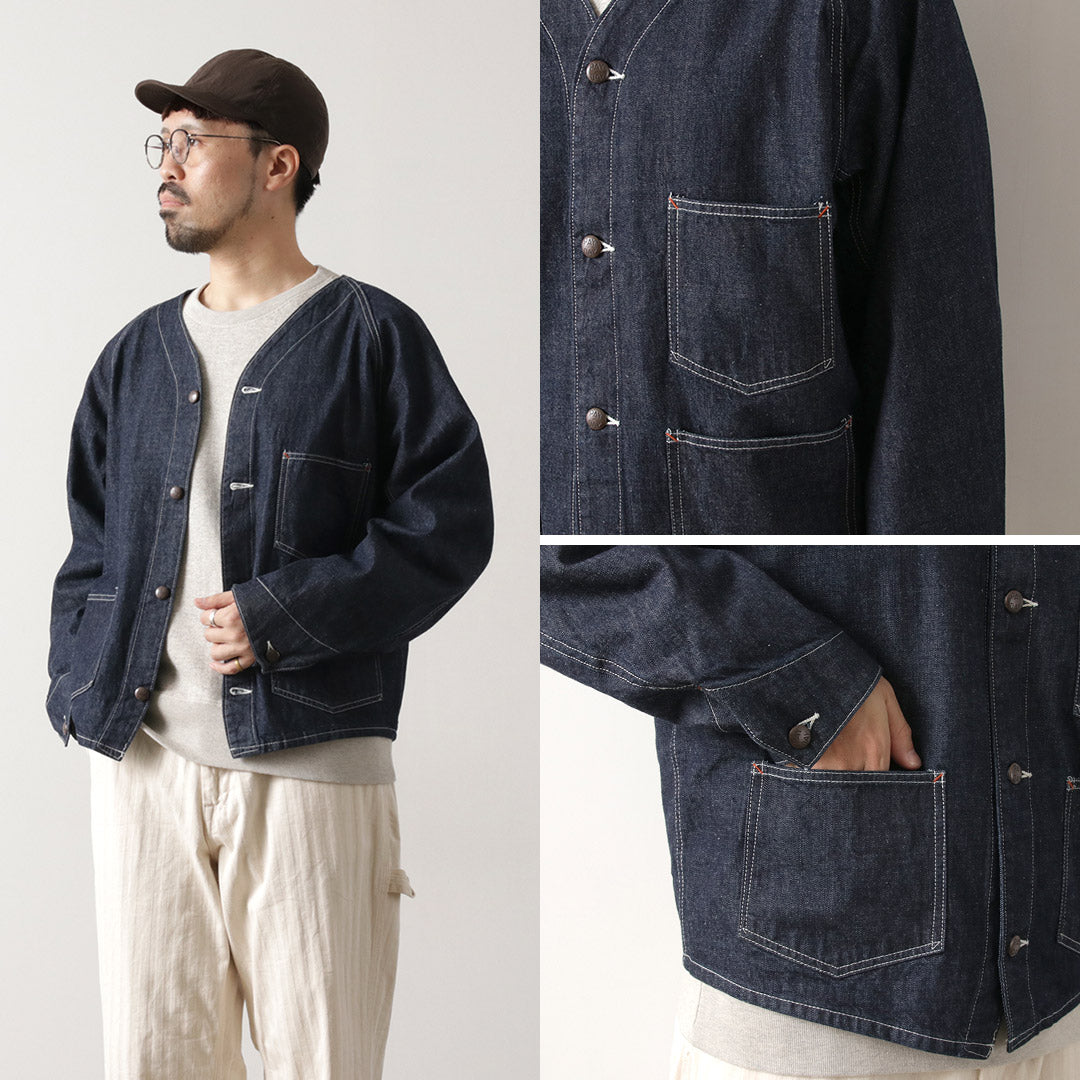 PAYDAY（ペイデイ） 50年代モデル エンジニアジャケット / アウター デニム ヴィンテージ風 コットン 綿 メンズ 50s ENGINEER JKT INDIGO