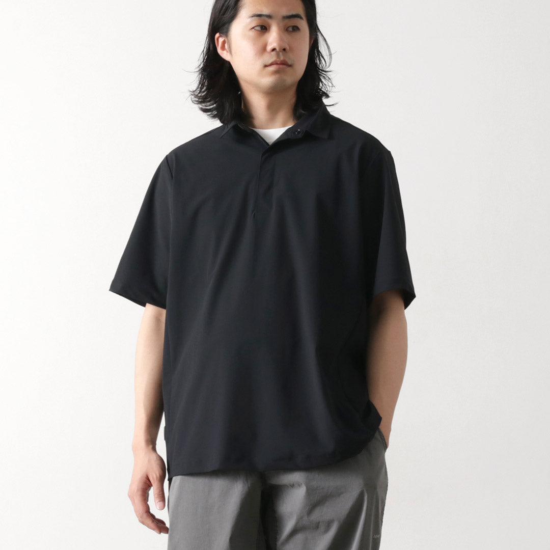 RAG（ラグ） アイスポロシャツ / 半袖 トップス メンズ 接触冷感 UVカット 伸縮 ストレッチ ナイロン 日本製 ROCOCO Ice Polo Shirt