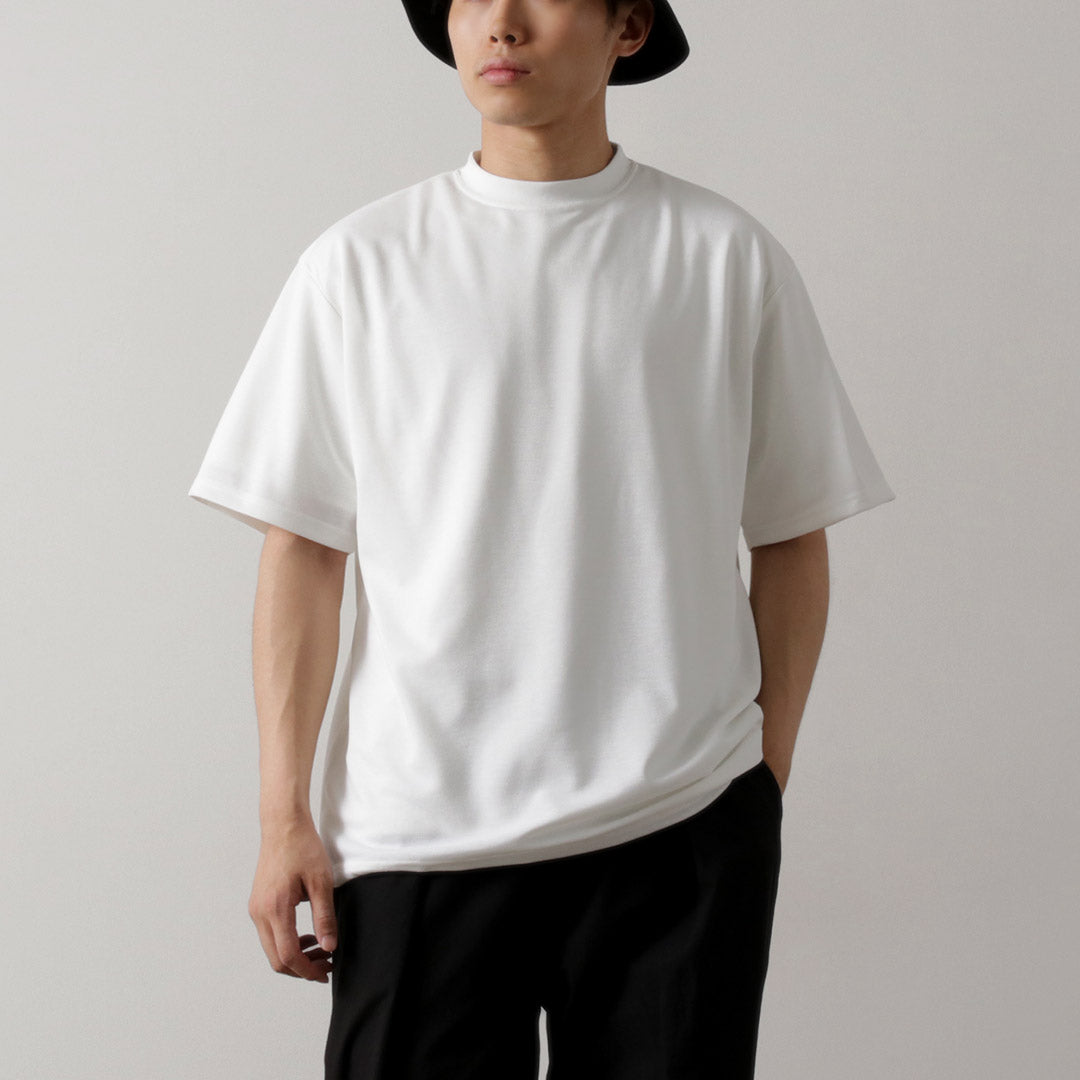 RAG（ラグ） クーリング サンシェイドTシャツ / メンズ 半袖 吸水速乾 UVカット 遮熱 裾絞り 日本製 Cooling Sun Shade Tee