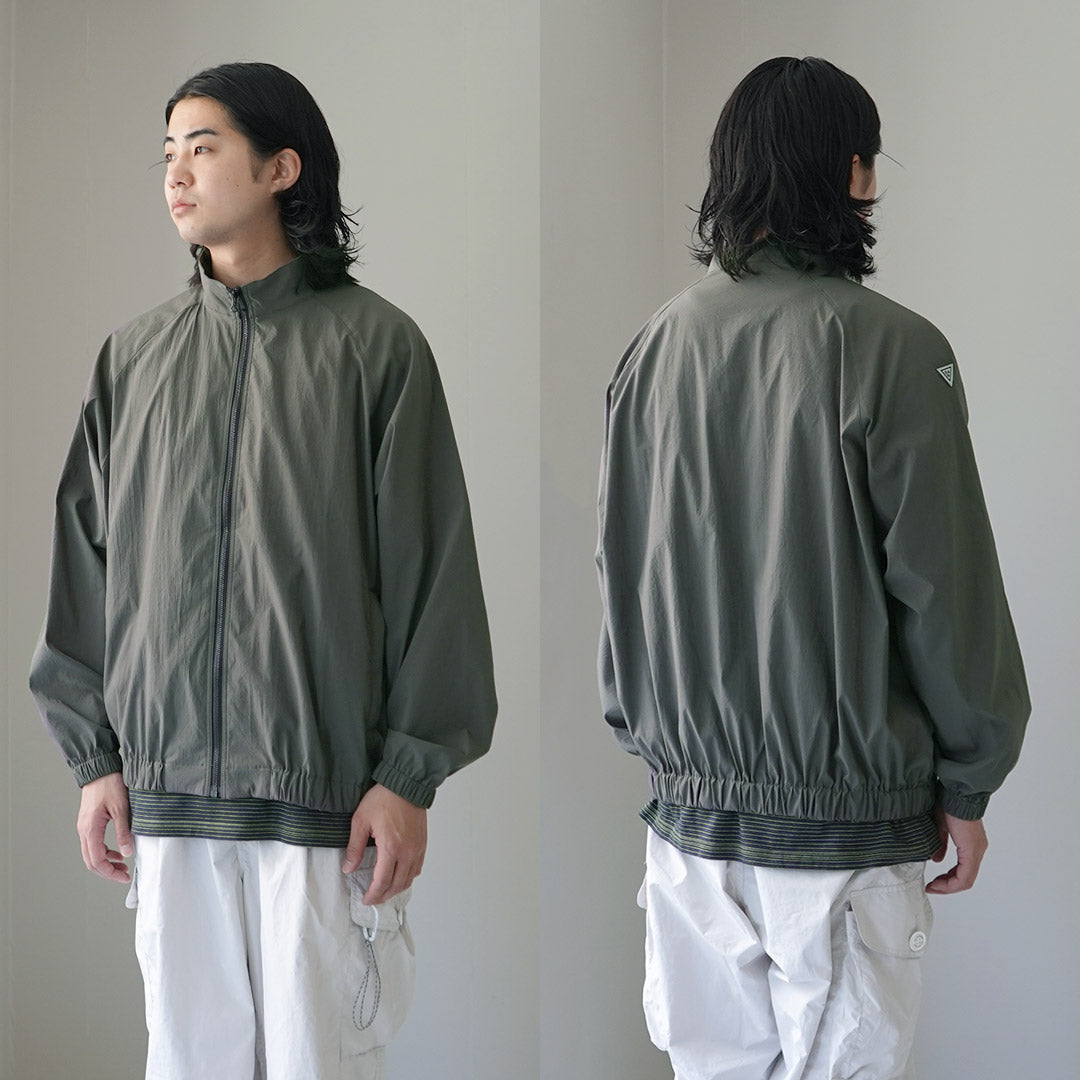 RAG（ラグ） ソフトシェル DWR トラックジャケット / メンズ ライトアウター 撥水 伸縮 アウトドア 日本製 Soft Shell DWR Track Jacket