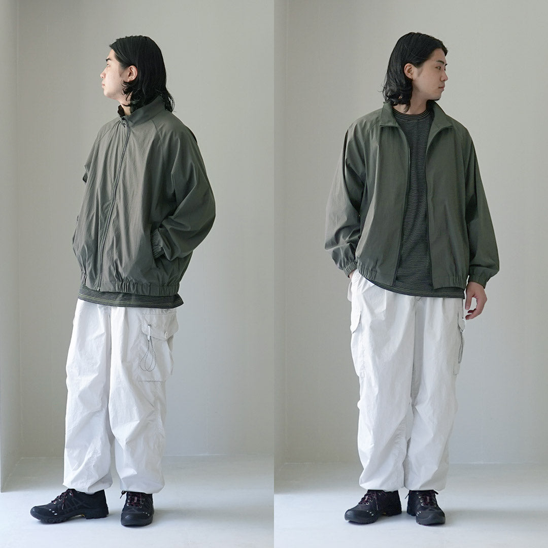 RAG（ラグ） ソフトシェル DWR トラックジャケット / メンズ ライトアウター 撥水 伸縮 アウトドア 日本製 Soft Shell DWR Track Jacket