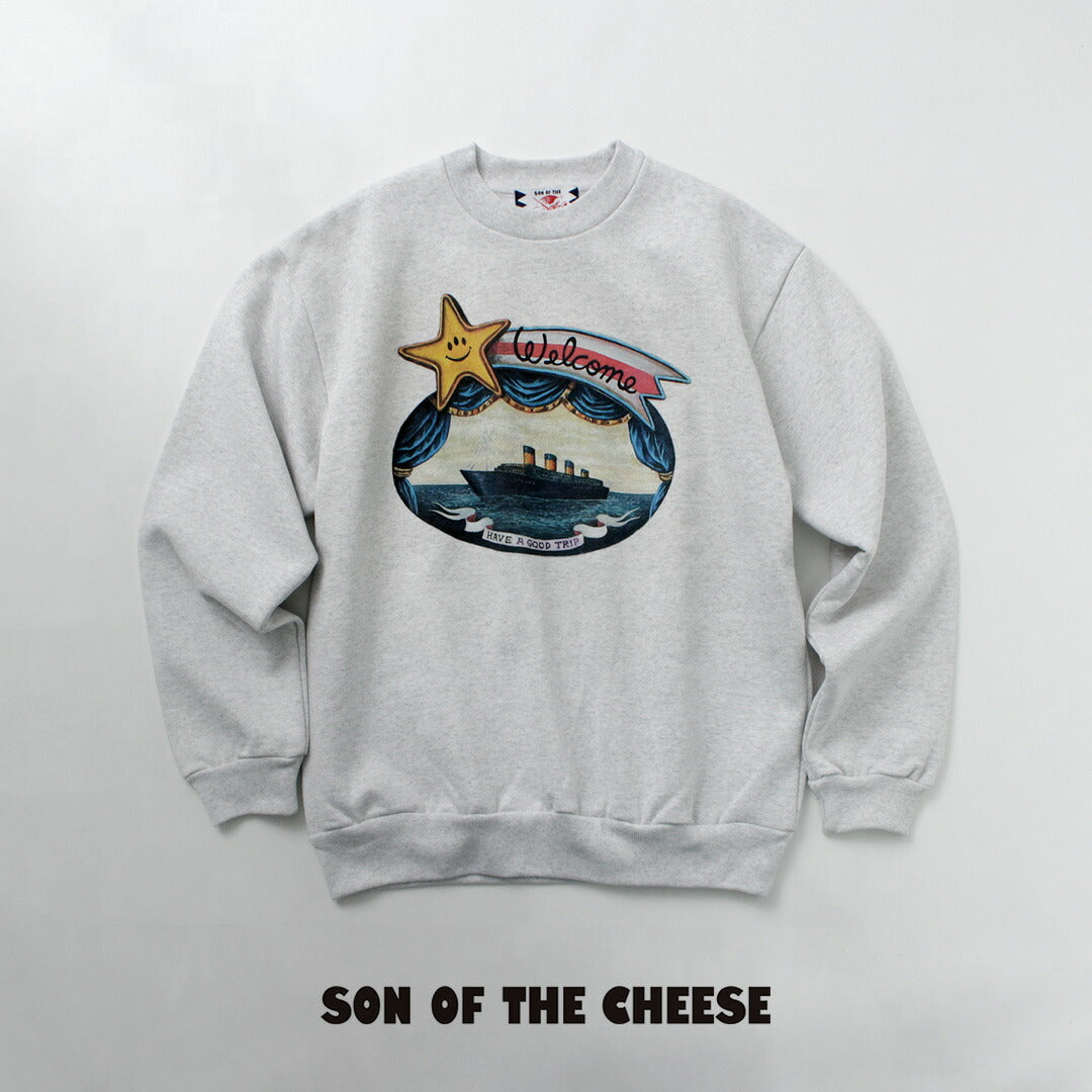 SON OF THE CHEESE（サノバチーズ） ジャーニー クルーネック スウェット / トップス スウェット 裏起毛 メンズ JOURNEY  CREWNECK SWEATSHIRT｜ROCOCO ONLINE STORE