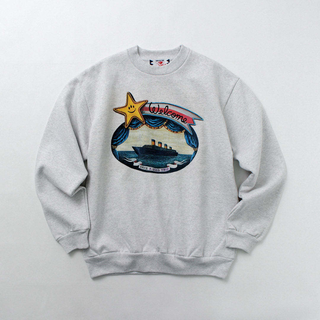 SON OF THE CHEESE（サノバチーズ） ジャーニー クルーネック スウェット / トップス スウェット 裏起毛 メンズ JOURNEY  CREWNECK SWEATSHIRT｜ROCOCO ONLINE STORE