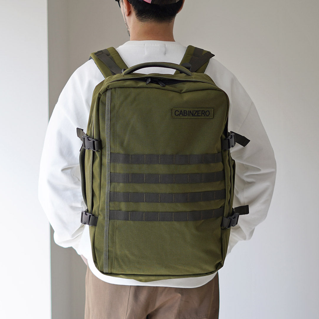 CABIN ZERO（キャビン ゼロ） ミリタリー 44L バックパック / メンズ リュック 機内持ち込み 2WAY 耐水 軽量 MILITARY  44L CZ-091401｜ROCOCO ONLINE STORE