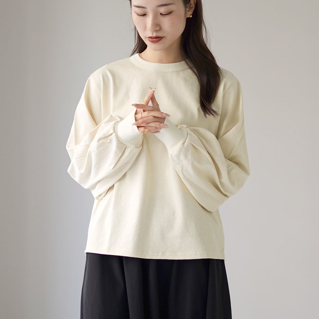 ミミ CORCOVADO ボウタイ パフスリーブ バイカラー ロング 長袖 ミミ CORCOVADO ボウタイ パフスリーブ バイカラー ロング 長袖